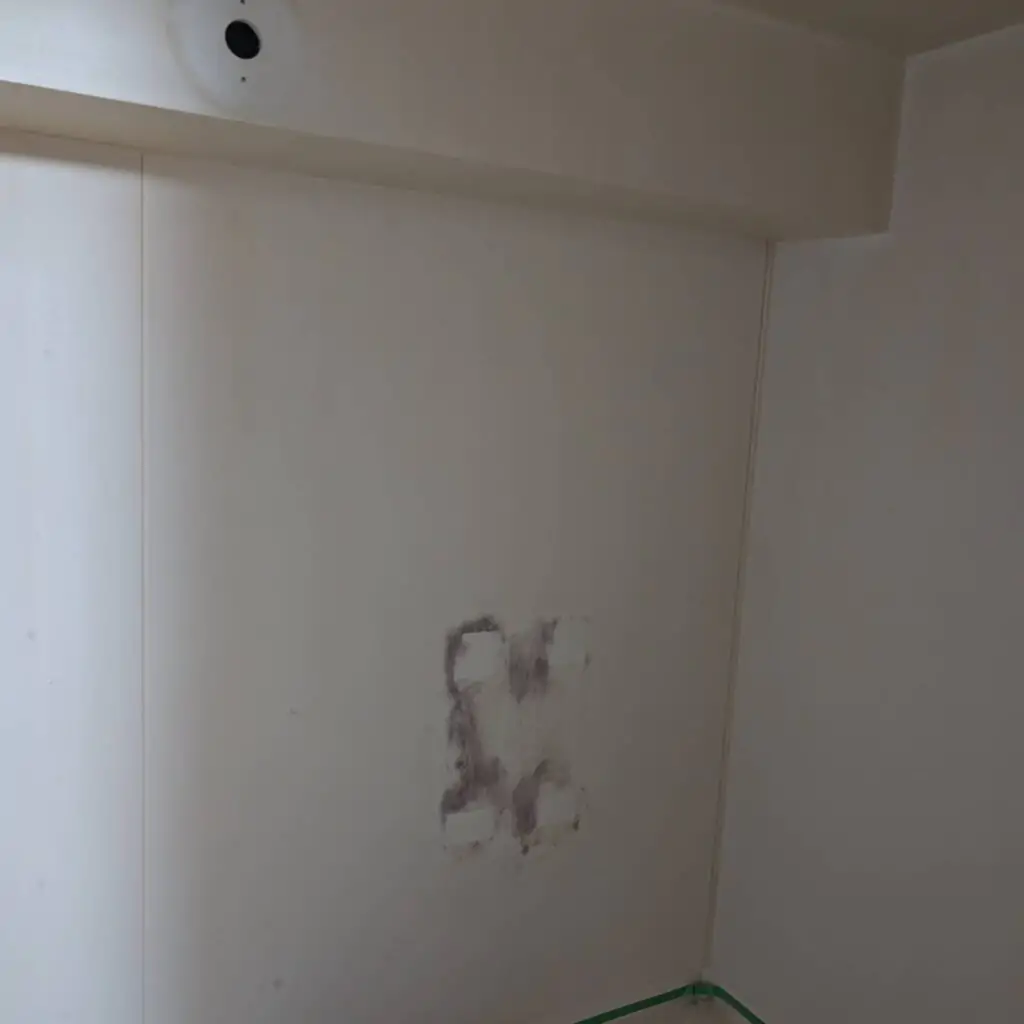 ユニットバス壁の染みが取れないご相談でした。